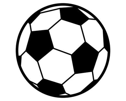 Pallone da calcio classico altere leghe calcio in bianco e nero con design tradizionale esagonale e pentagonale