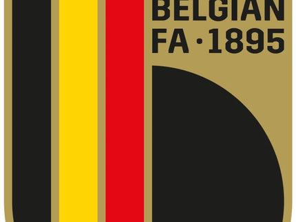 Il crest ufficiale della royal belgian fa con corona dorata su scudo a strisce nere gialle e rosse e alloro alla base.