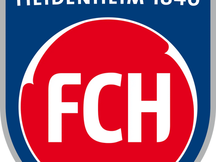 Il crest ufficiale del 1 nella collezione heidenheim con dettagli distintivi e colori vivaci