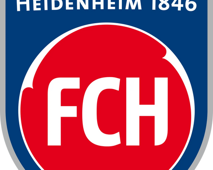 Il crest ufficiale del 1 nella collezione heidenheim con dettagli distintivi e colori vivaci