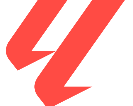 Logo stilizzato z vibrante rosso della collezione laliga per uso sportivo e brand identity