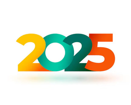 Numeri 2025 colorati con sfumature vibranti e design moderno nella collezione maglie calcio di club fan version 2025 in su