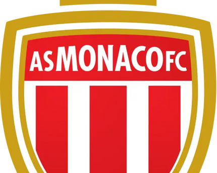 Cresta color oro con scudo a strisce rosse e bianche sormontato da corona decorata nella collezione monaco