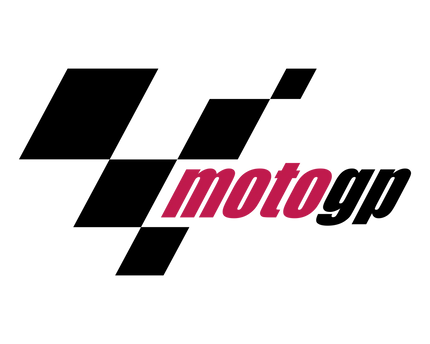 Logo moto rosa con font corsivo elegante nella collezione moto gp