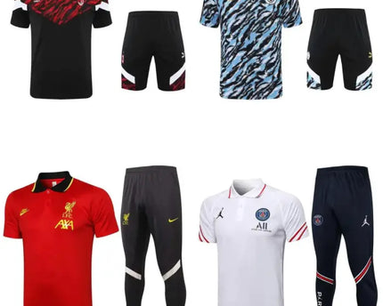 Polo da allenamento rosso liverpool fc con dettagli gialli e logo nike nella collezione polo