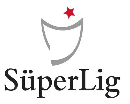Logo stilizzato di tazza grigia con una stella rossa sopra e testo süperlig in una collezione chiamata süper lîg