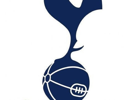 Lo stemma ufficiale del tottenham hotspur con un gallo blu navy sopra un pallone da calcio bianco.