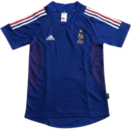 MAGLIA RETRO FRANCIA HOME 2002/03