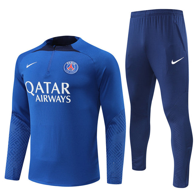 Kit Giacca Blu + Tuta PSG 2022/23 (con Taglia Bambino)