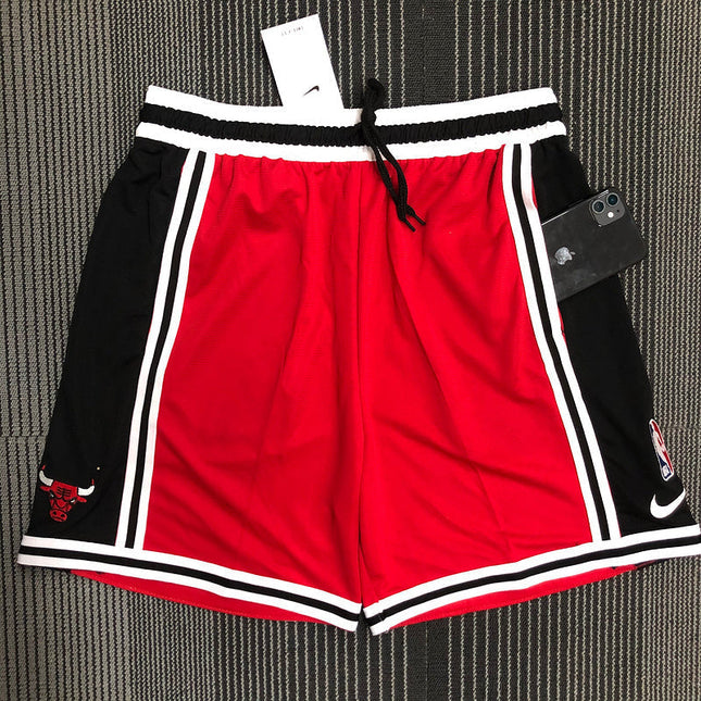 Pantaloncini NBA Chicago Bulls Neri e Rossi 2021/22