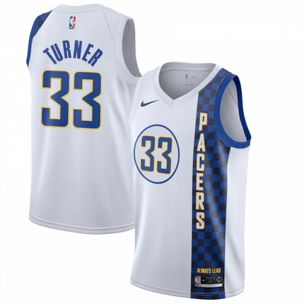 Maglia NBA Retro Indiana Pacers City Edition Bianca 2019/20