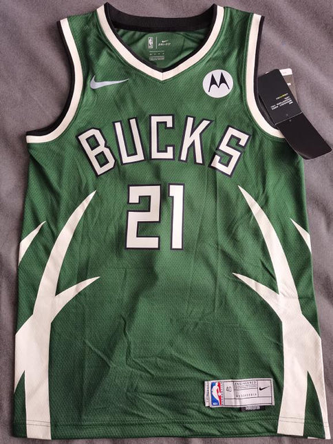 Maglia NBA Jrue Holiday Milwaukee Bucks playoff 2021/22