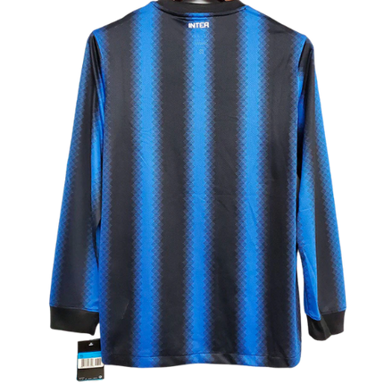 MAGLIA A MANICHE LUNGHE RETRO INTER HOME 2010/11