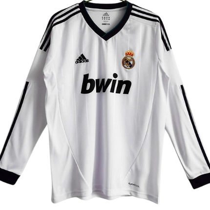 MAGLIA RETRO A MANICHE LUNGHE REAL MADRID HOME 2012/13