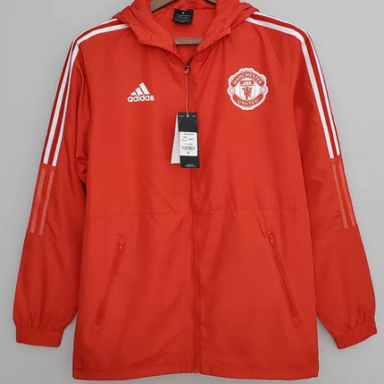 Giacca a Vento Manchester United Rossa 2022/23