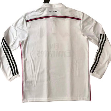 MAGLIA RETRO A MANICHE LUNGHE REAL MADRID HOME 2014/15