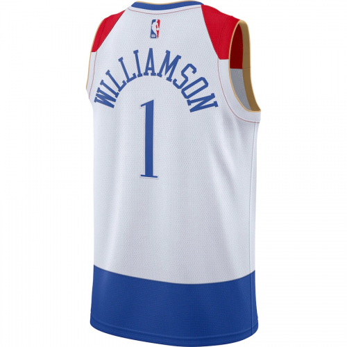 Maglia NBA New Orleans Pelicans City Edition Bianca 2020/21