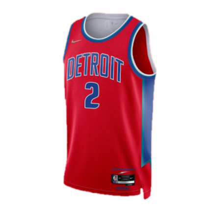 Maglia NBA Detroit Pistons City Edition Rossa 2021/22