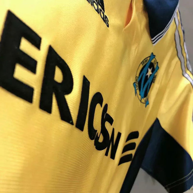 Maglia Marsiglia Retro Trasferta Gialla 1998/99