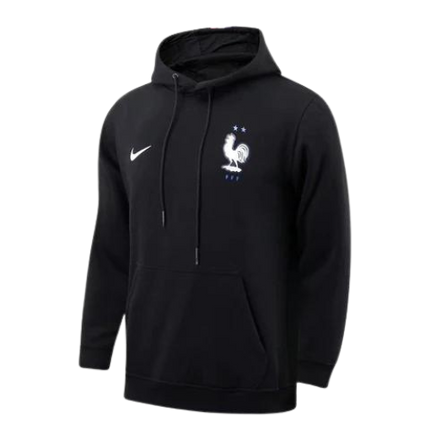 FELPA CON CAPPUCCIO FRANCIA NERO 2021/22