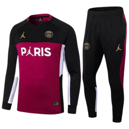 KIT MAGLIA A MANICHE LUNGHE ROUGE + TUTA PSG 2021/22