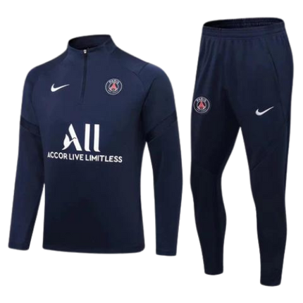 KIT GIACCA BLU A ZIP + TUTA PSG 2021/22