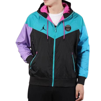 GIACCA A ZIP CON CAPPUCCIO PSG X JORDAN 2021/22