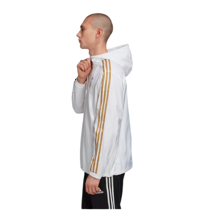 GIACCA A ZIP CON CAPPUCCIO ANTI-VENTO REAL MADRID 2021
