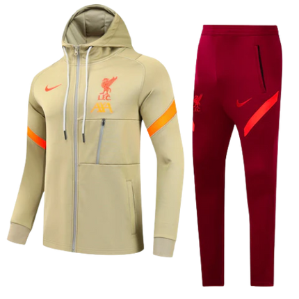 KIT GIACCA FELPATA A ZIP + TUTA LIVERPOOL 2021/22
