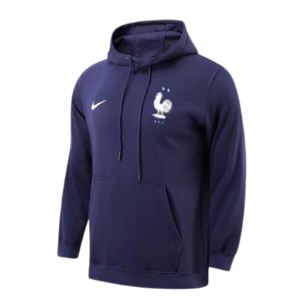 FELPA CON CAPPUCCIO BLU FRANCIA 2021/22