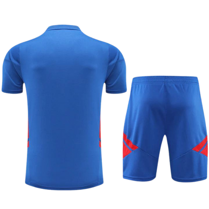 KIT MAGLIA BLU + PANTALONCINI OLYMPIQUE LIONE 2022/23