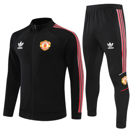 KIT GIACCA NERA + TUTA MANCHESTER UNITED 2022/23