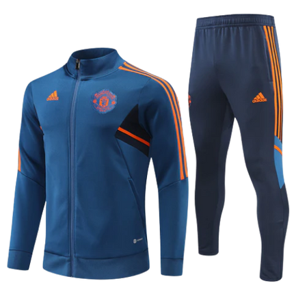 KIT GIACCA BLU ARANCIONE + TUTA MANCHESTER UNITED 2022/23