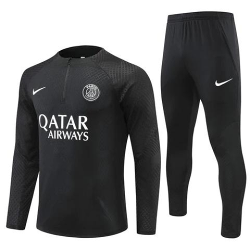 KIT GIACCA TOTAL BLACK + TUTA PSG 2022/23