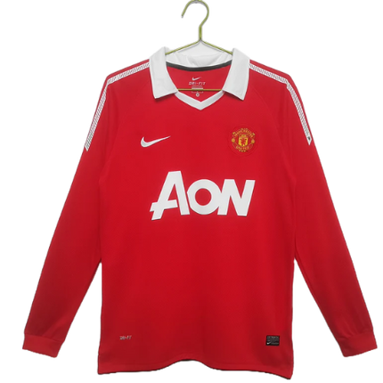 MAGLIA MANCHESTER UNITED 2010/11 MANICHE LUNGHE