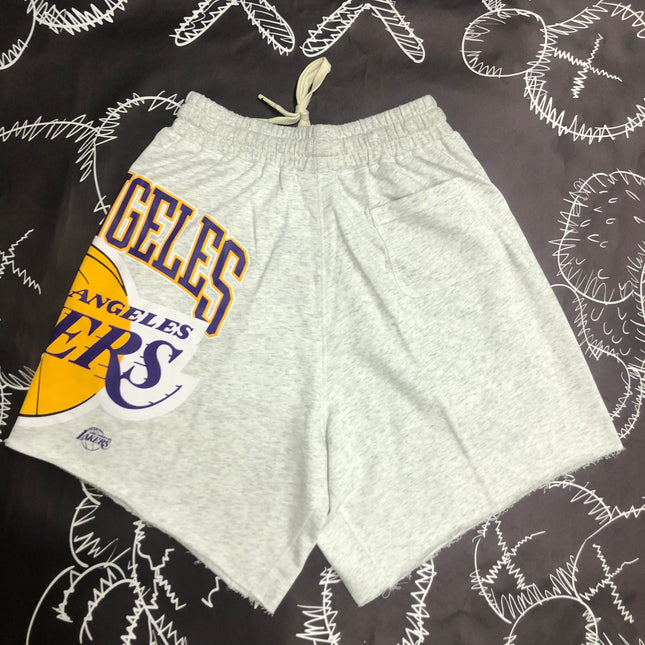 Pantaloncini NBA Grigi Los Angeles Lakers