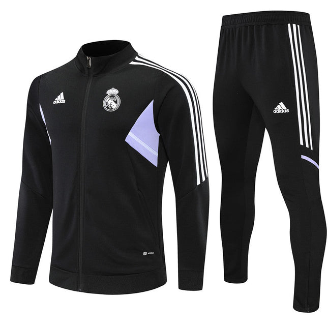 Kit Giacca Nera + Tuta Real Madrid  2022/23 (con Taglia Bambino)