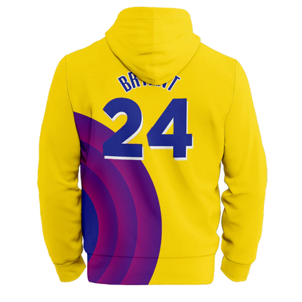 Felpa Con Cappuccio NBA Los Angeles Lakers x Tune Squad Gialla
