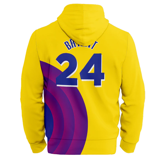 Felpa Con Cappuccio NBA Los Angeles Lakers x Tune Squad Gialla