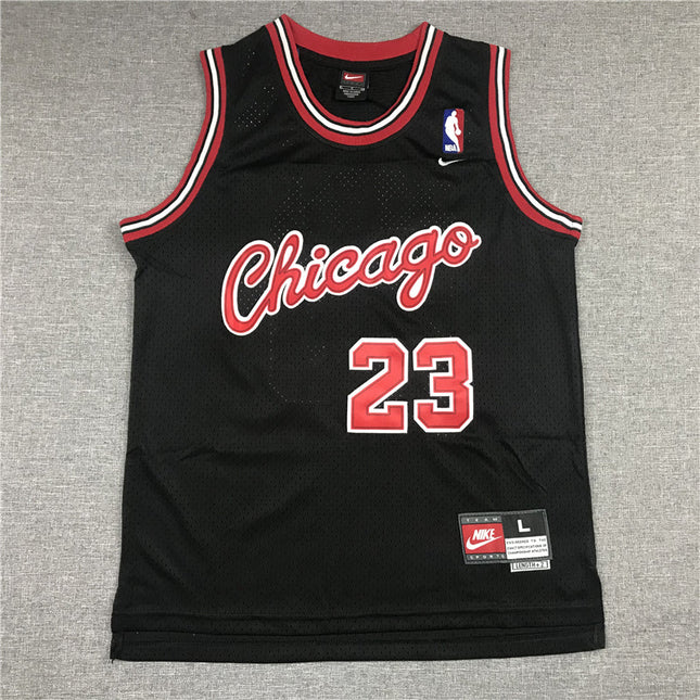 Maglia Nera NBA Bambino Chicago Bulls