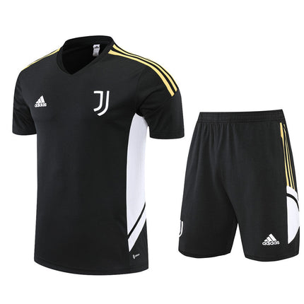 Kit Maglia Nera   + Pantaloncini Juventus 2022/23