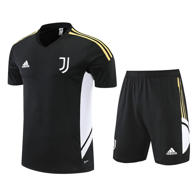 Kit Maglia Nera   + Pantaloncini Juventus 2022/23