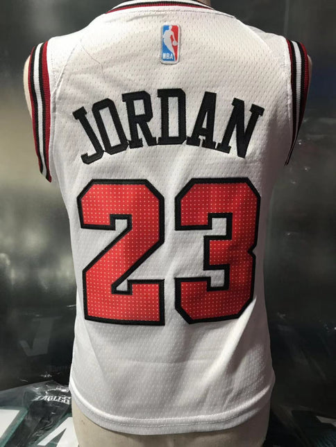 Maglia Bianca NBA Bambino Chicago Bulls