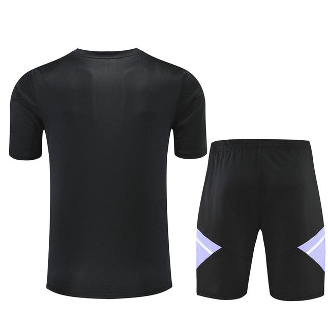 Kit Maglia Nera  + Pantaloncini Real Madrid  2022/23