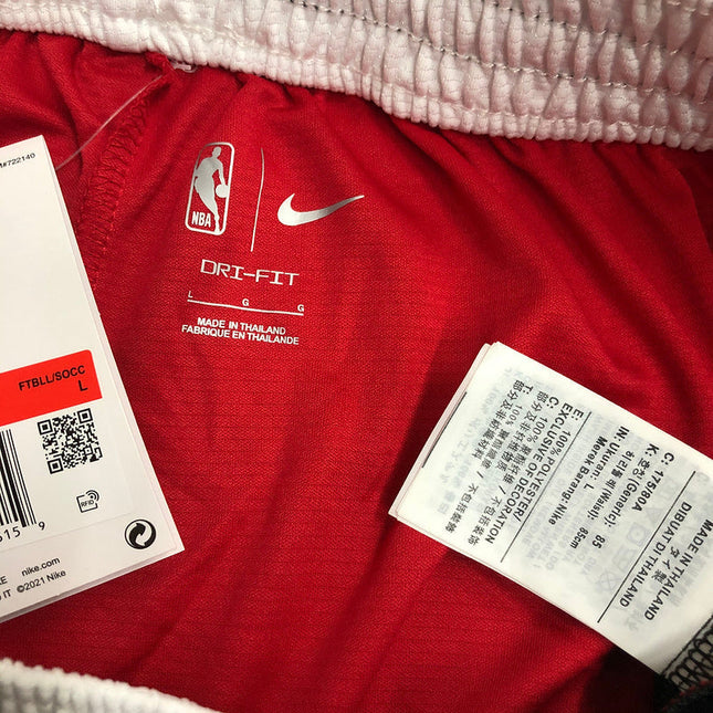 Pantaloncini NBA Chicago Bulls Neri e Rossi 2021/22