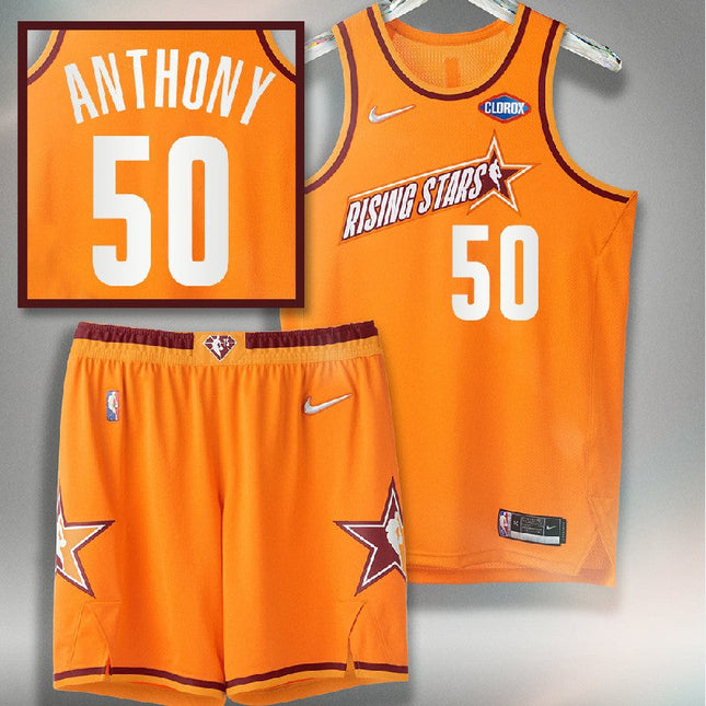 Kit Maglia + Pantaloncini NBA Rising Stars Arancione 2022/23