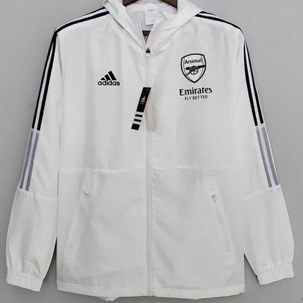 Giacca a Vento Arsenal Bianca 2022/23