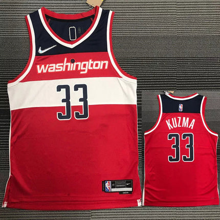 Maglia NBA Washington Wizards City Edition Rossa 2021/22