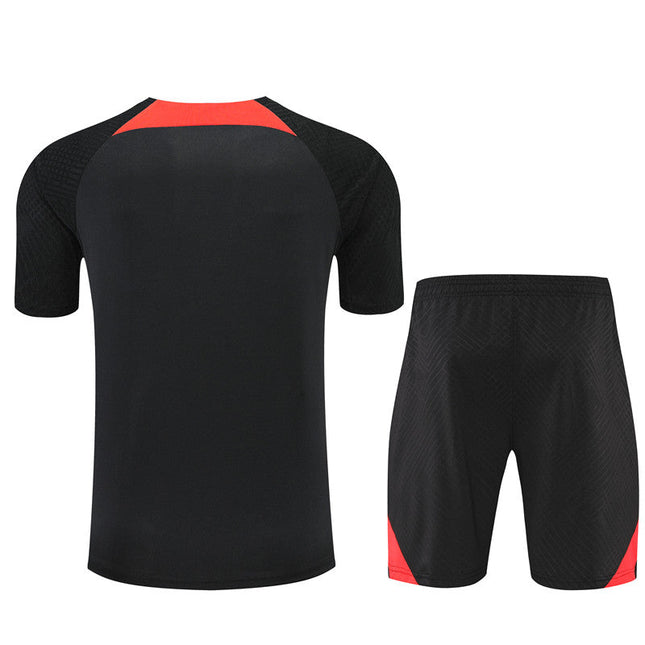 Kit Maglia Nera + Pantaloncini Liverpool 2022/23