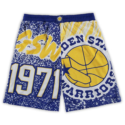 Pantaloncini NBA Golden State Warriors Mitchell & Ness Big & Tall Hardwood Classics